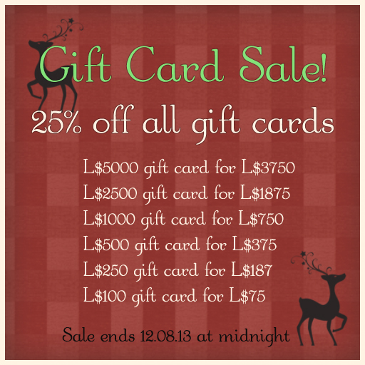 Gift Cards for sale