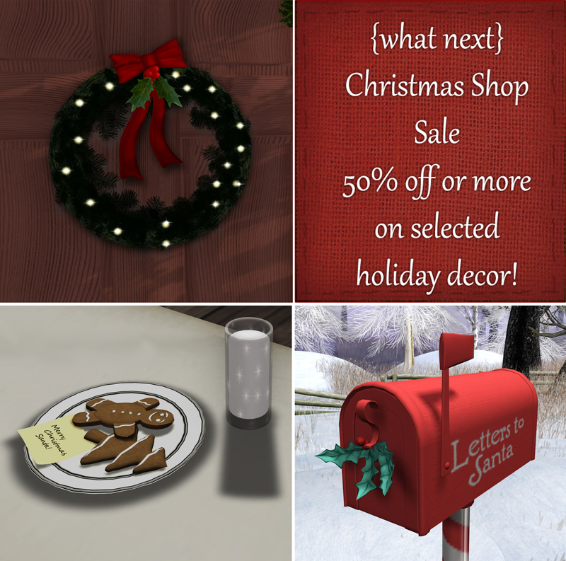 Sale at the {what next} Christmas Shop!