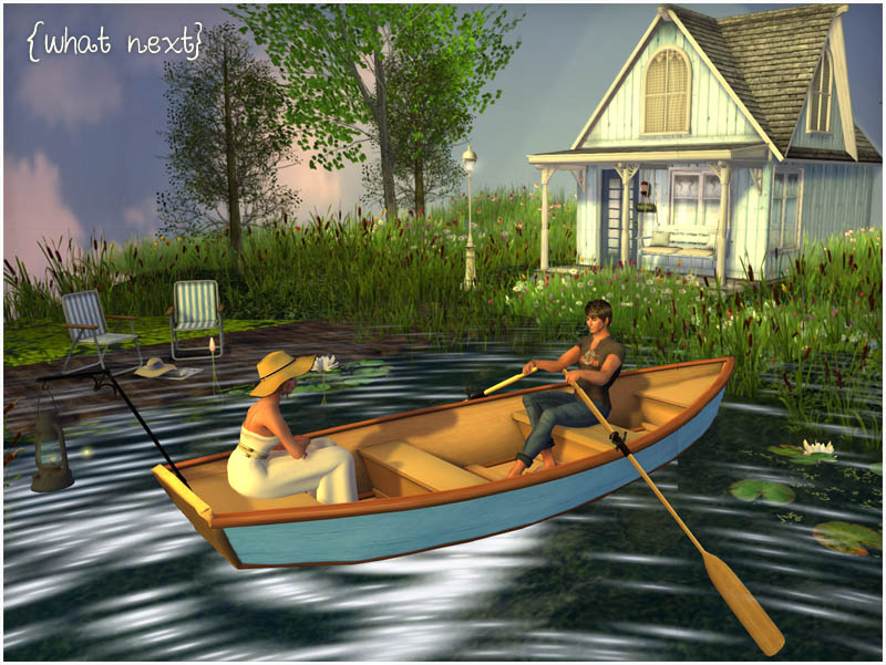 New: Boathouse Cottage Row Boat at {what next}
