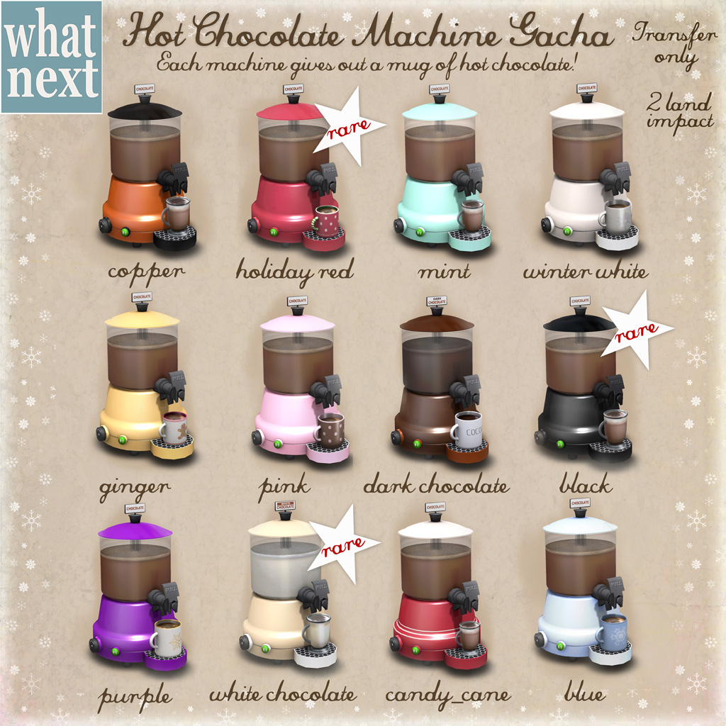 What Next – Hot Chocolate Machine Gacha
