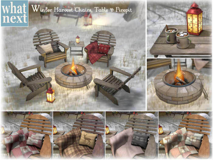 Winter Harvest Chairs & Fire Pit - What Next