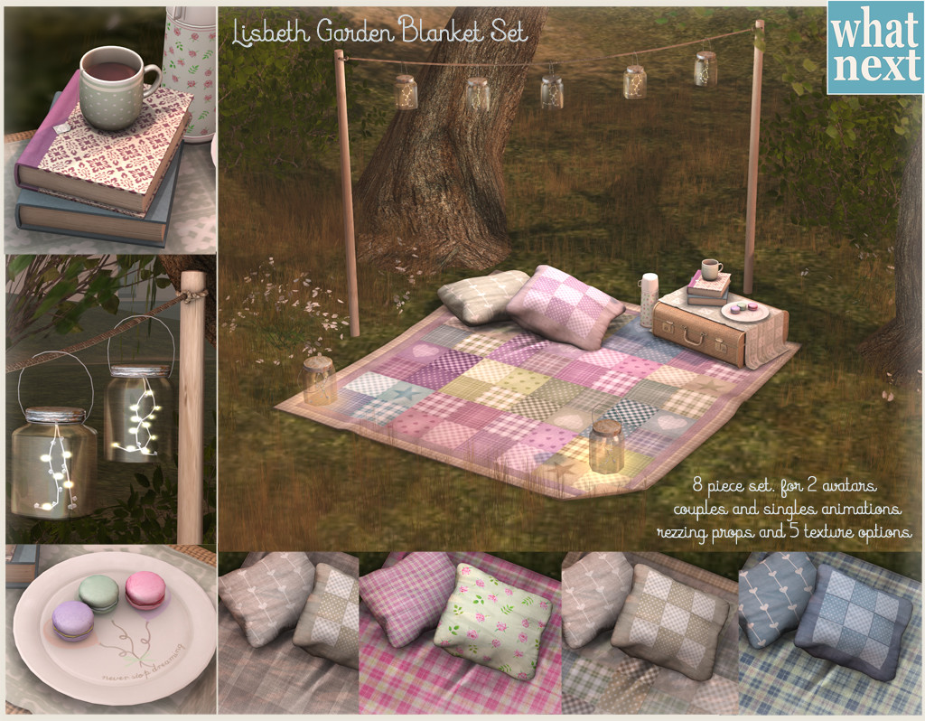 {what next} Lisbeth Garden Blanket Set