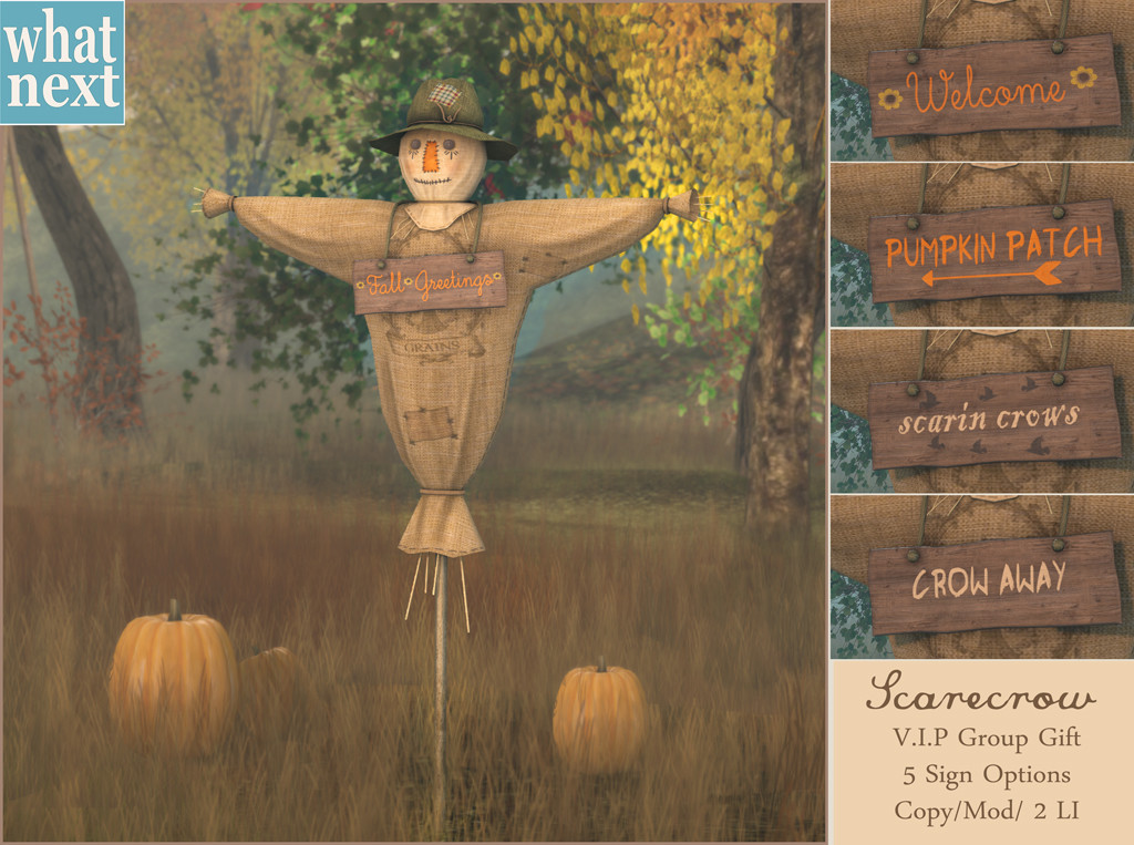 {what next} Scarecrow VIP Group Gift 1024