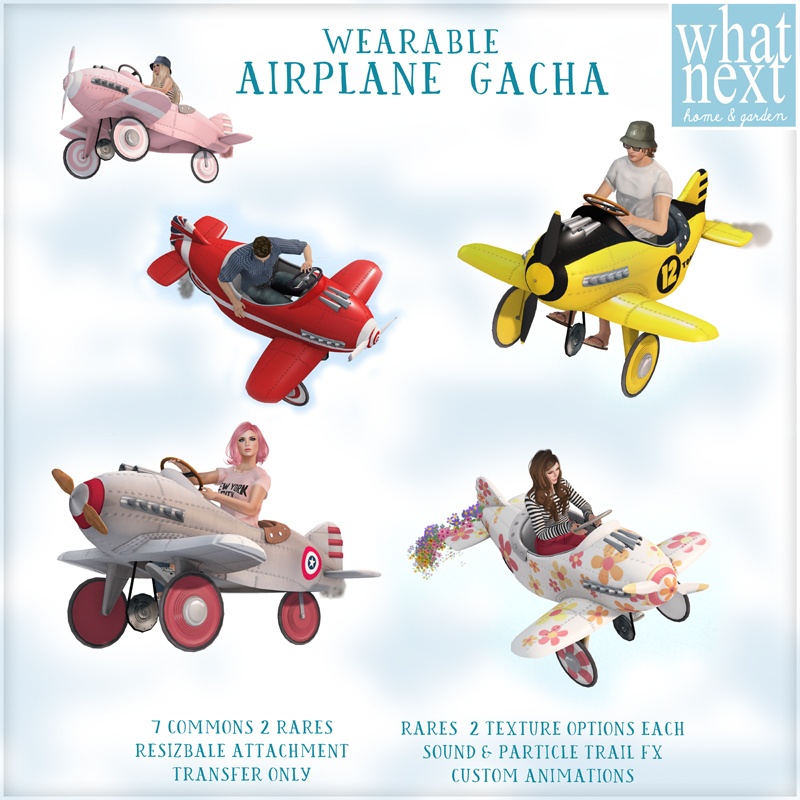 Wearable Airplanes at The Arcade Gacha