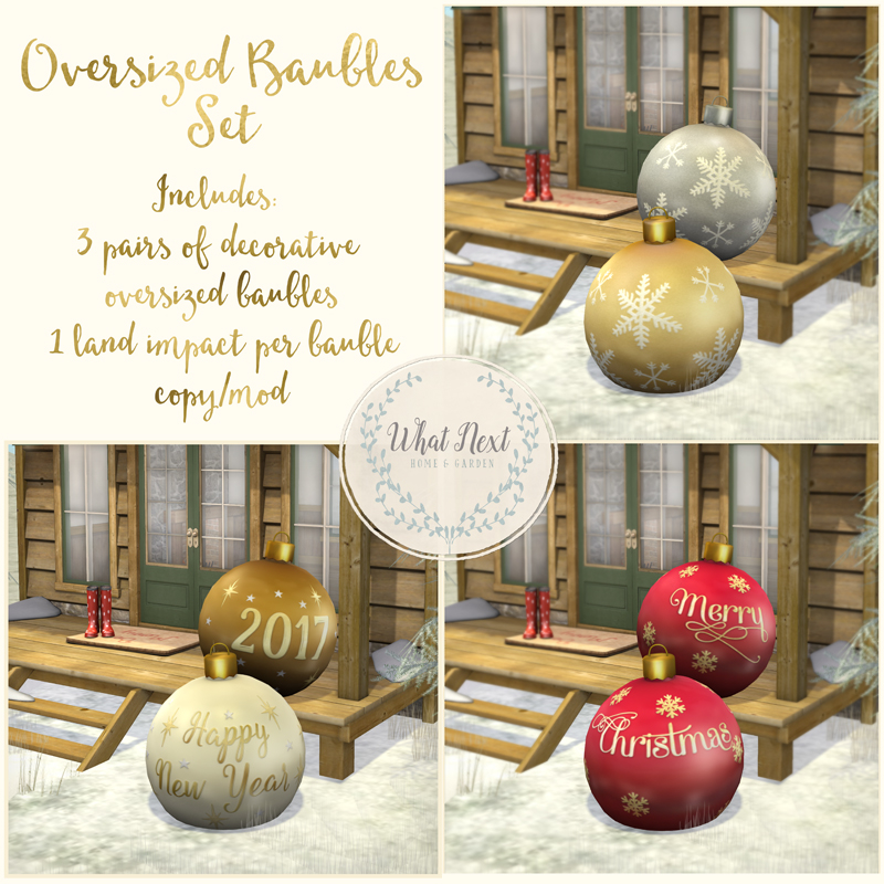 Christmas Gift-boxes & Over-sized Baubles