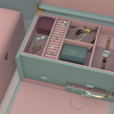 Emily Jewellery Boxes & Aston Accessories Cases for Fifty Linden Friday