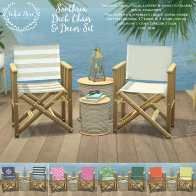 Fifty Linden Friday: Southsea Deck Chair & Decorative Accessories