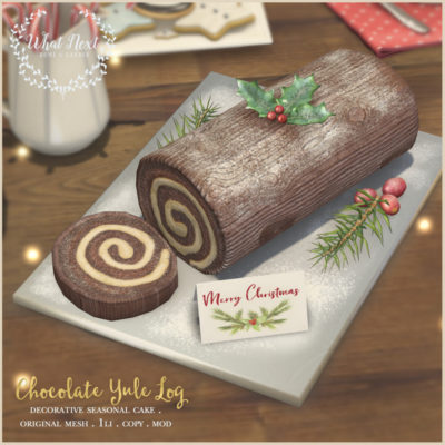 Chocolate Yule Log  – free gift for LTD!