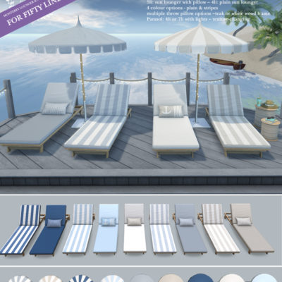 Fifty Linden Friday: New Loungers & Parasols at What Next