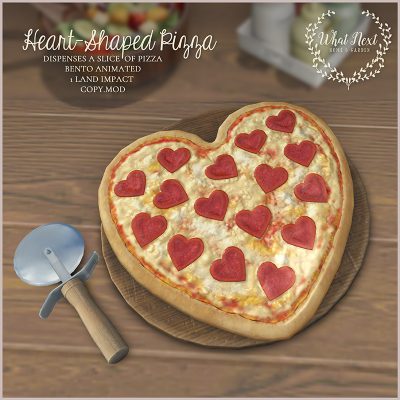 Free Gift – Heart Pizza @ Valentine’s Shop & Hop Event!