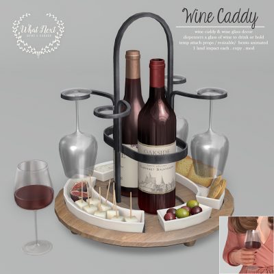 Wine Caddy for Fifty Linden Friday!