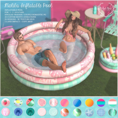 Malibu Inflatable Pool & Drink Cooler for Fifty Linden Friday