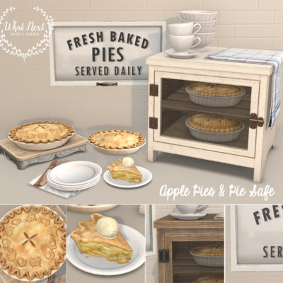 Fall Apple Pie & Pie Safe – FLF 9/10