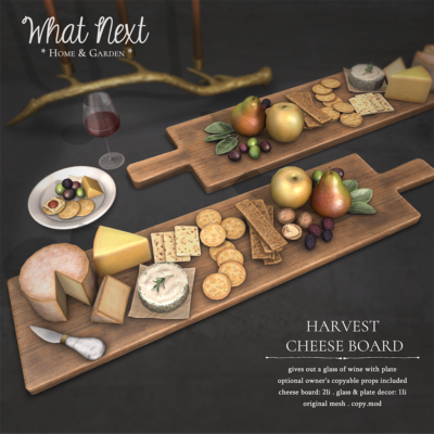 Harvest Cheese Board & Antler Candle Holder for FLF!