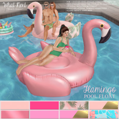 Flamingo Float & Malibu Drinks Cooler