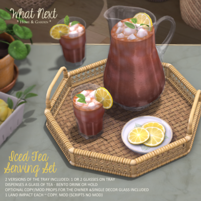 *NEW* Iced Tea Serving Set for Fifty Linden Friday