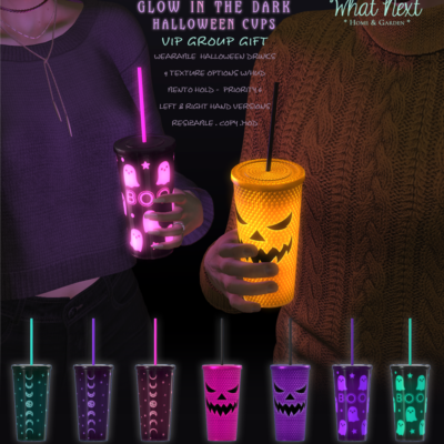 Glow-in-the-Dark Halloween Cups – Group Gift