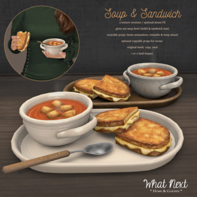 Yummy Soup & Sandwich set for Fifty Linden Friday