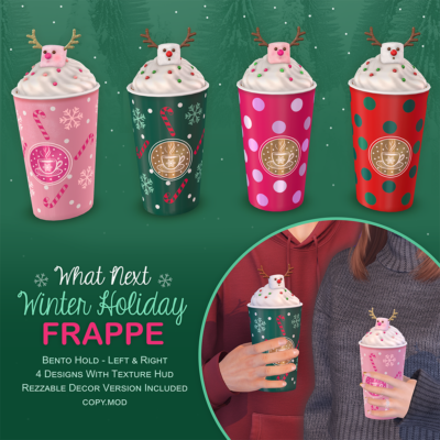Winter Holiday Frappe Gift & 50% OFF at Shop & Hop!