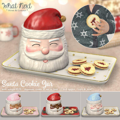 Santa Cookie Jar @ Santa Inc